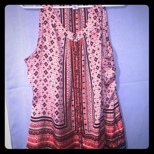 Women’s silk sleeveless blouse